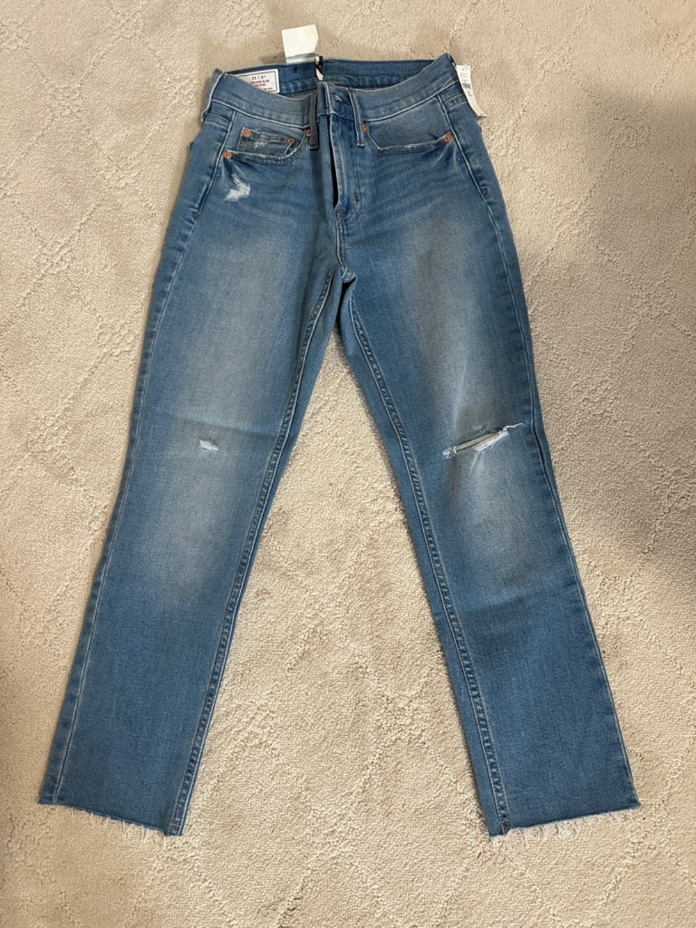 GAP Women's Straight Leg Jeans - Light Blue Wash